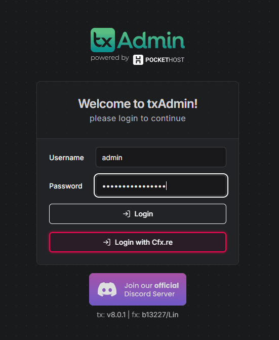 FiveM txadmin